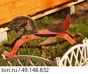 old rocking horse chair children could enjoy the riding. Стоковое фото, агентство Ingram Publishing / Фотобанк Лори