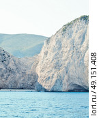 Navadzhio Beach (the island of sunken ships) Zakynthos, Ionian Islands. Стоковое фото, агентство Ingram Publishing / Фотобанк Лори