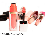 lipsticks in assortiment . Стоковое фото, агентство Ingram Publishing / Фотобанк Лори