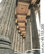 pillars of Kazan Cathedral, Saint petersburg, Russia. Also known as Kazanskiy Kafedralniy Sobor. Стоковое фото, агентство Ingram Publishing / Фотобанк Лори