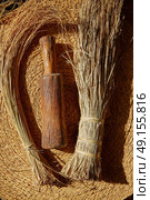 Esparto halfah grass used for crafts as cords basketry and espadrilles. Стоковое фото, агентство Ingram Publishing / Фотобанк Лори
