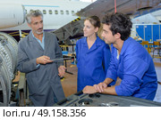aircraft parts assembler. Стоковое фото, агентство Ingram Publishing / Фотобанк Лори