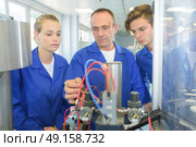 color coded wires. Стоковое фото, агентство Ingram Publishing / Фотобанк Лори
