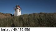 Lighthouse at Cavendish Beach, York, Lot 34, Cavendish, Prince Edward Island, Canada. Стоковое фото, агентство Ingram Publishing / Фотобанк Лори