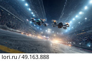 FPV-гонки: искусство скорости и контроля. Стоковое AI-изображение, AI-художник Александр Белов / Фотобанк Лори