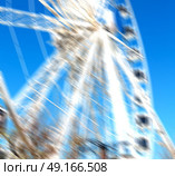 in south africa close up of the blur ferris weel  texture background and sky. Стоковое фото, агентство Ingram Publishing / Фотобанк Лори