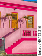 blur  in  south africa  cape town antique muslim quarter historic village. Стоковое фото, агентство Ingram Publishing / Фотобанк Лори