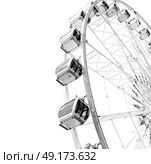 in south africa close up of the blur ferris weel  texture background and sky. Стоковое фото, агентство Ingram Publishing / Фотобанк Лори