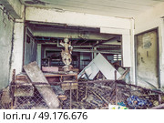 Abandoned hotel  after the 2004 tsunami. Thailand. Phuket. Стоковое фото, агентство Ingram Publishing / Фотобанк Лори