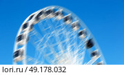 in south africa close up of the blur ferris weel  texture background and sky. Стоковое фото, агентство Ingram Publishing / Фотобанк Лори