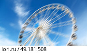 in south africa close up of the blur ferris weel  texture background and sky. Стоковое фото, агентство Ingram Publishing / Фотобанк Лори