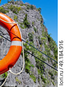 blur  in  philippines   a buoy in boat neat the pacific ocean bokeh and mountain background. Стоковое фото, агентство Ingram Publishing / Фотобанк Лори