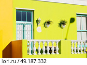 blur in south africa cape town    bo kaap architecture   like   texture background. Стоковое фото, агентство Ingram Publishing / Фотобанк Лори