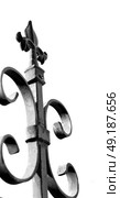 in the sky an iron fence prospective and abstracr background. Стоковое фото, агентство Ingram Publishing / Фотобанк Лори