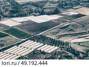 from high coultivation of vegetable in the greenhouse in jordan. Стоковое фото, агентство Ingram Publishing / Фотобанк Лори