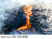 blur in turkey the chimera eternal fire from natural gas     in the rocks. Стоковое фото, агентство Ingram Publishing / Фотобанк Лори