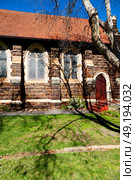 blur  in south africa  old  church  in city center of reinet graaf and religion building. Стоковое фото, агентство Ingram Publishing / Фотобанк Лори
