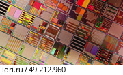 Silicon semiconductor wafer close-up. In electronics, a wafer also called a slice or substrate is a thin slice of semiconductor, a crystalline silicon, used for the fabrication of integrated circuits. Стоковое видео, видеограф Андрей Армягов / Фотобанк Лори