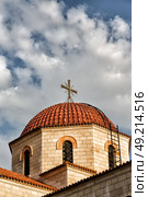 in amman jordan the chatolic church and the cross for religion. Стоковое фото, агентство Ingram Publishing / Фотобанк Лори