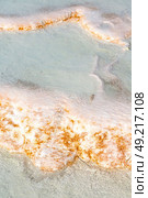 unique abstract in pamukkale turkey asia the old calcium bath and travertine water. Стоковое фото, агентство Ingram Publishing / Фотобанк Лори