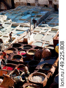blur in morocco africa the antique tannery near the medina . Стоковое фото, агентство Ingram Publishing / Фотобанк Лори