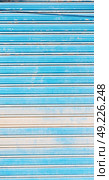 abstract texture of a dirty aluminium shutter like industrial  background. Стоковое фото, агентство Ingram Publishing / Фотобанк Лори