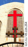 in amman jordan the chatolic church and the cross for religion. Стоковое фото, агентство Ingram Publishing / Фотобанк Лори