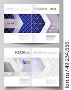 Business templates for bi fold brochure, flyer. Cover design template, abstract vector layout in A4 size. Shiny fabric, rippled texture, white and blue color silk, colorful vintage style background.. Business templates for bi fold brochure, magazine, flyer, booklet or annual report. Cover design template, easy editable vector, abstract flat layout in A4 size. Shiny fabric, rippled texture, white and blue color silk, colorful vintage style background. Стоковая иллюстрация, агентство Ingram Publishing / Фотобанк Лори