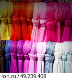 in  london accessory colorfull scarf and headscarf old market notthing hill. Стоковое фото, агентство Ingram Publishing / Фотобанк Лори