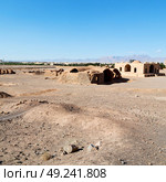 blur in iran near yazd the antique zoroastrian temple abandonated house and contruction. Стоковое фото, агентство Ingram Publishing / Фотобанк Лори