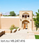 in iran antique palace and  caravanserai old contruction for travel people. Стоковое фото, агентство Ingram Publishing / Фотобанк Лори