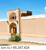 in iran antique palace and  caravanserai old contruction for travel people. Стоковое фото, агентство Ingram Publishing / Фотобанк Лори