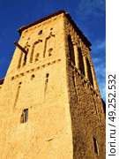 africa  in histoycal maroc  old construction  and the blue cloudy  sky. Стоковое фото, агентство Ingram Publishing / Фотобанк Лори