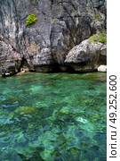 asia in the  kho phangan isles bay   rocks    thailand  and south china green sea  . Стоковое фото, агентство Ingram Publishing / Фотобанк Лори