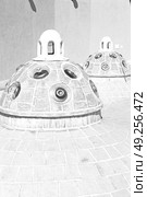 in iran the old building roof of the antique tradition  bath  . Стоковое фото, агентство Ingram Publishing / Фотобанк Лори