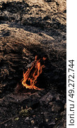 blur in turkey the chimera eternal fire from natural gas     in the rocks. Стоковое фото, агентство Ingram Publishing / Фотобанк Лори