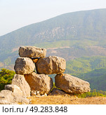  anatolia    from     the hill in asia turkey termessos old architecture and nature . Стоковое фото, агентство Ingram Publishing / Фотобанк Лори