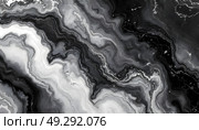 Monochrome Marble Flow Abstract. Стоковое AI-изображение, AI-художник Лариса Пономарева / Фотобанк Лори