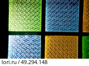 colorated glass and sun in morocco africa window and light. Стоковое фото, агентство Ingram Publishing / Фотобанк Лори