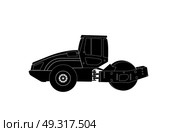 Rammer. Major Construction. Rink Asphalt. Vector Illustration. EPS10. Rammer. Major Construction. Rink Asphalt. Vector Illustration. Стоковая иллюстрация, агентство Ingram Publishing / Фотобанк Лори