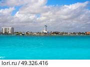 Puerto Juarez port in Cancun at Riviera Maya of Mexico. Стоковое фото, агентство Ingram Publishing / Фотобанк Лори