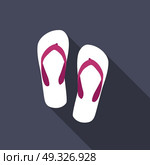 Beach Flip Flop Icon Vector Illustration EPS10. Beach Flip Flop Icon Vector Illustration. Стоковая иллюстрация, агентство Ingram Publishing / Фотобанк Лори