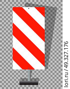 Road signs. Orange Badge guardrails on transparent background. Vector Illustration. EPS10. Road signs. Orange Badge guardrails on transparent background. V. Стоковая иллюстрация, агентство Ingram Publishing / Фотобанк Лори