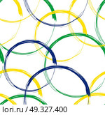 Rio 2016 Brazil Games Abstract Colorful Seamless Pattern Backgro. Rio 2016 Brazil Games Abstract Colorful Seamless Pattern Background. Vector Illustration EPS10. Стоковая иллюстрация, агентство Ingram Publishing / Фотобанк Лори