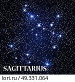 Symbol: Sagittarius Zodiac Sign. Vector Illustration EPS10. Symbol: Sagittarius Zodiac Sign. Vector Illustration. Стоковая иллюстрация, агентство Ingram Publishing / Фотобанк Лори