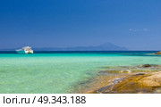 Sunny sea coast at summer. Стоковое фото, агентство Ingram Publishing / Фотобанк Лори