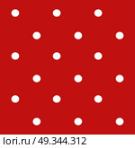 seamless Polka dot background. Стоковая иллюстрация, агентство Ingram Publishing / Фотобанк Лори
