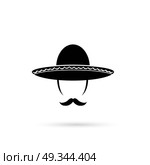Mexican hat sombrero. Стоковая иллюстрация, агентство Ingram Publishing / Фотобанк Лори