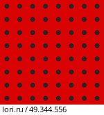 Ladybug pattern. Seamless vector. Стоковая иллюстрация, агентство Ingram Publishing / Фотобанк Лори