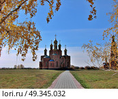 Chapel in Achair monastery, Omsk region, Siberia, Russia (2012 год). Стоковое фото, фотограф Александр Карпенко / Фотобанк Лори